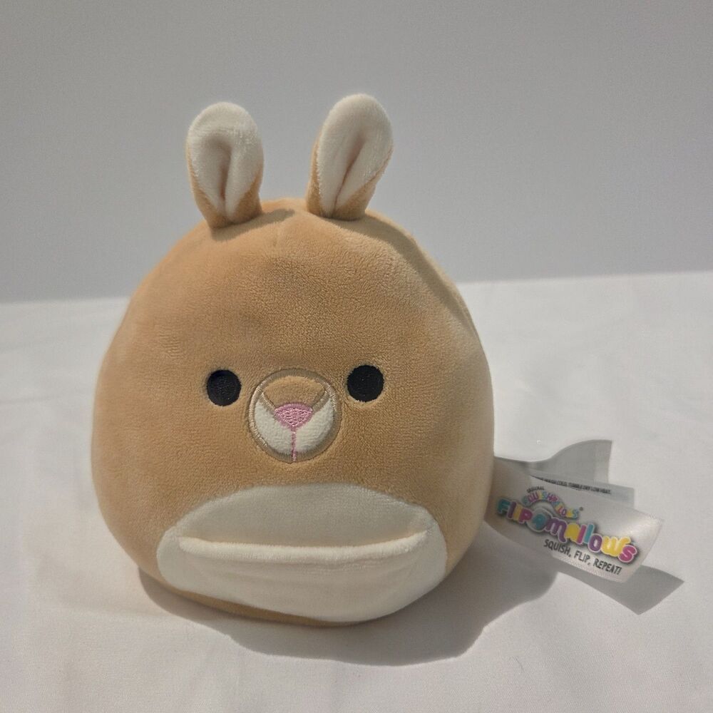 Squishmallow Flipamallow 5” Keely The Kangaroo Kirk Koala Flip Reversible